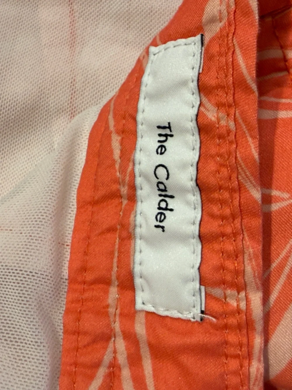Onia Men's Charles Leaf-Print Swim Shorts Sz 36